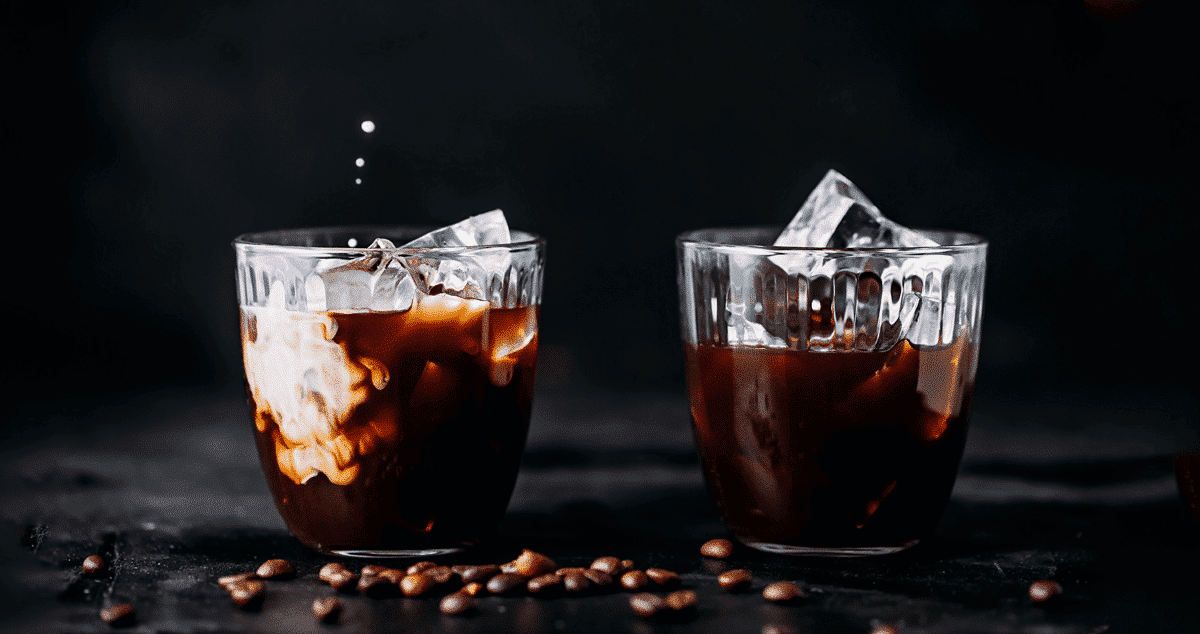 Iced Americano coffee