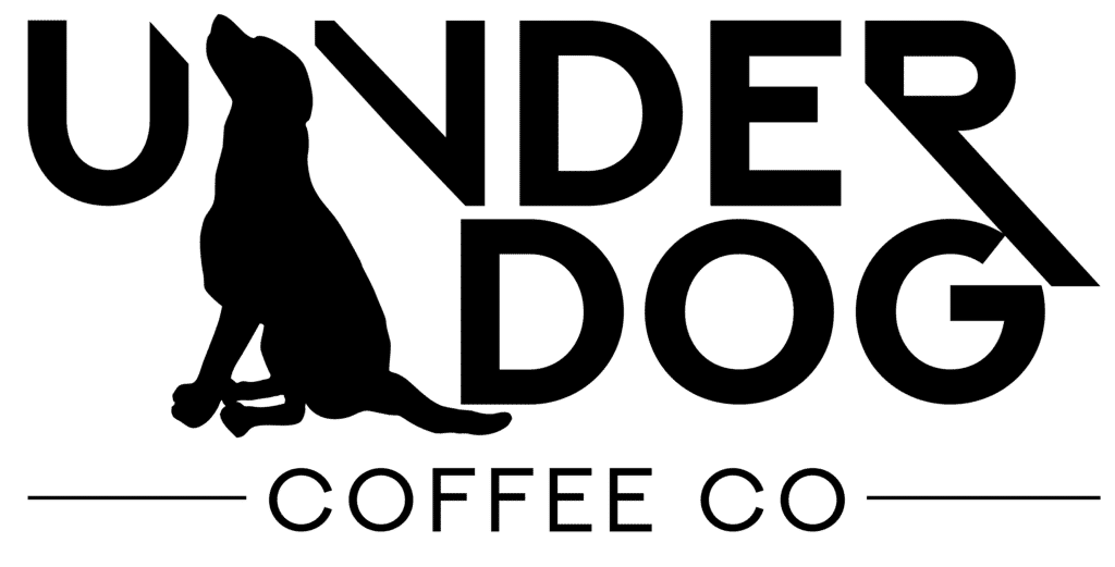 logo for underdog coffee company