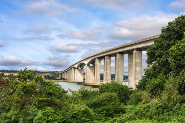 Orwell bridge in Ipswich
