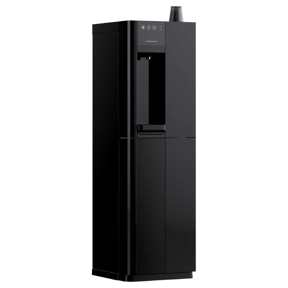 B3 Floorstanding Black Cooler angled view