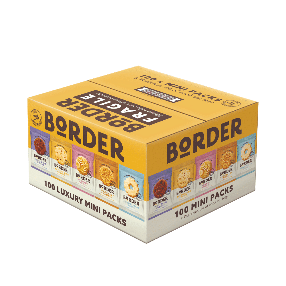 Border 100 x luxury Mini Packs box