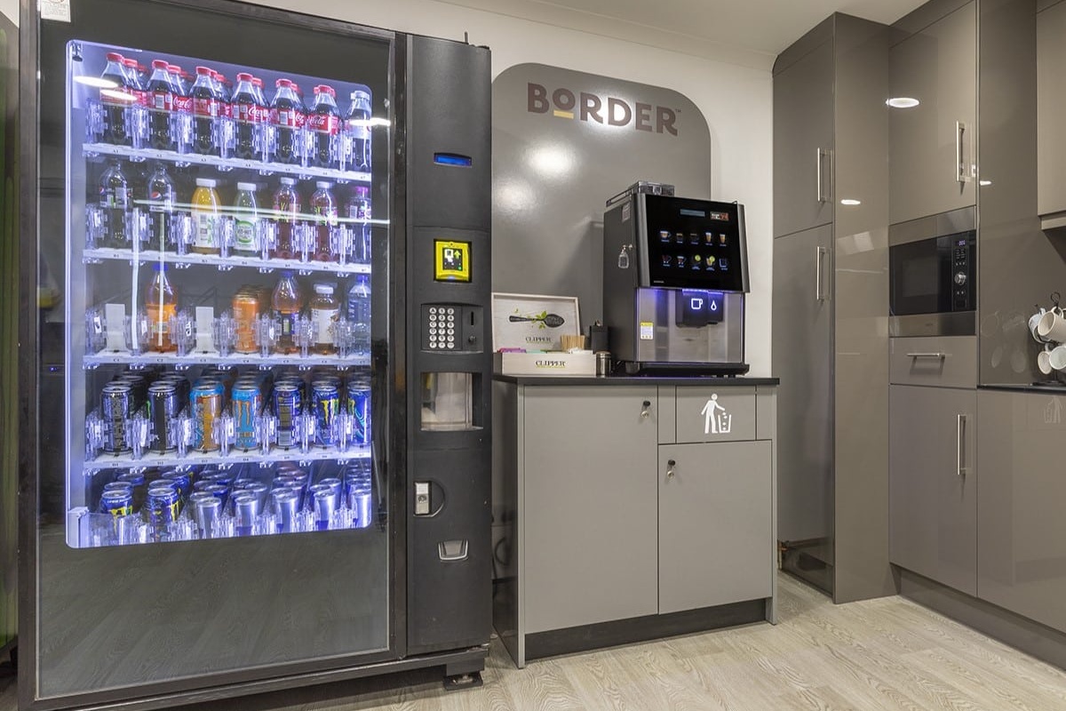 Vending machine and Border drink station