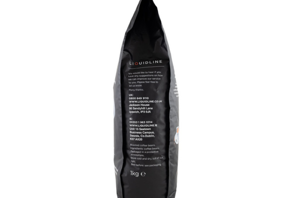 Cafe Bonte Black coffee bean back blend Platino, right side