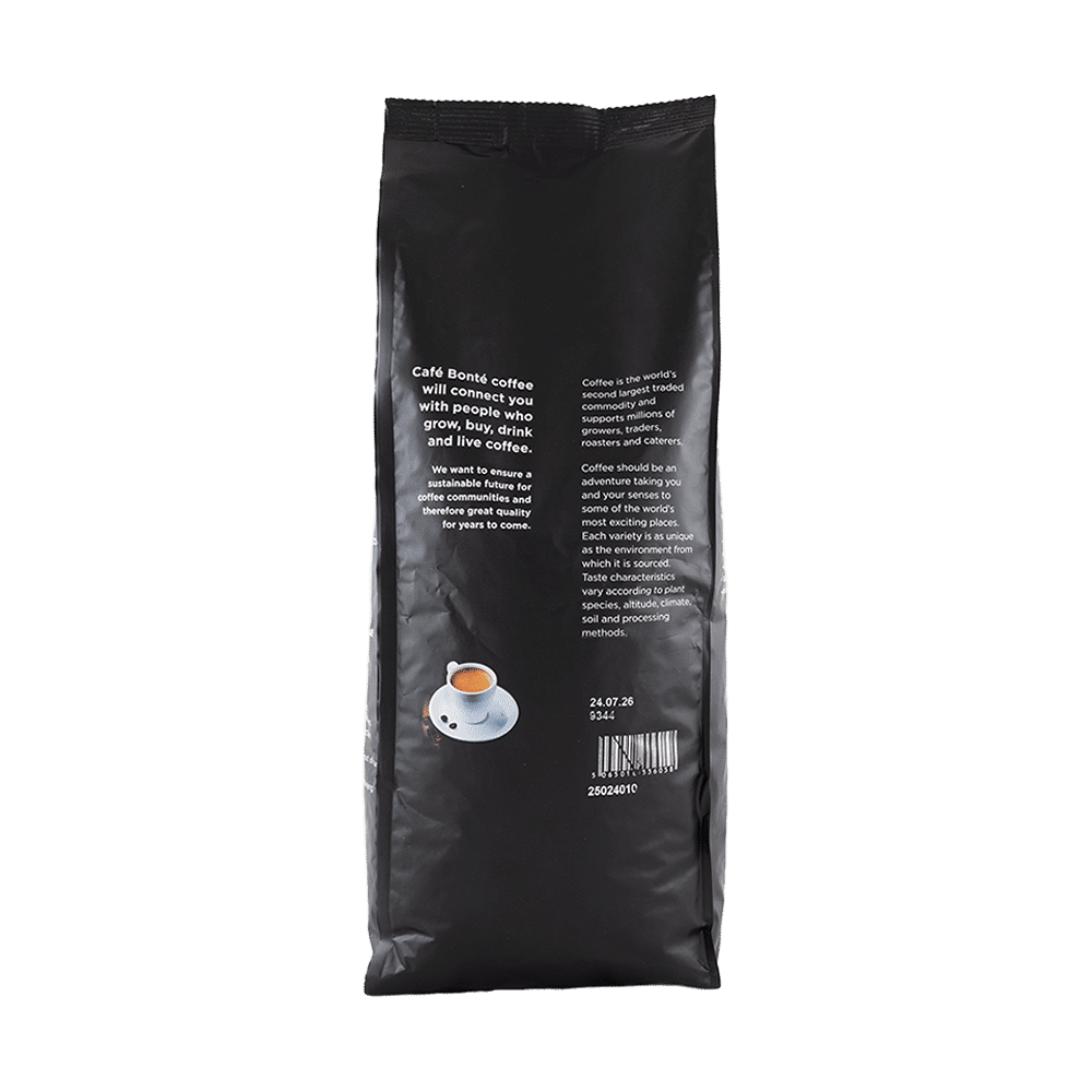 Cafe Bonte Italia coffee bag in black