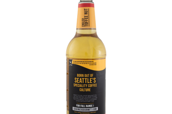 DaVinci English Toffee Nut Syrup Left Image