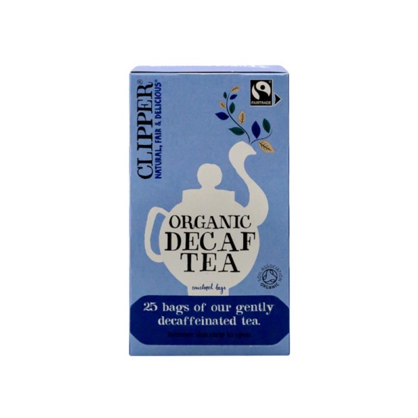 Decaf 25 Bag Clipper Tea - Front