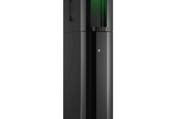 E6 Floorstanding Black Angled View