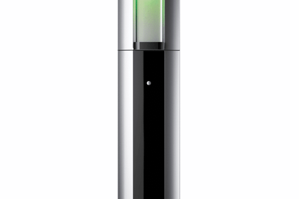 E6 Floorstanding Silver front view