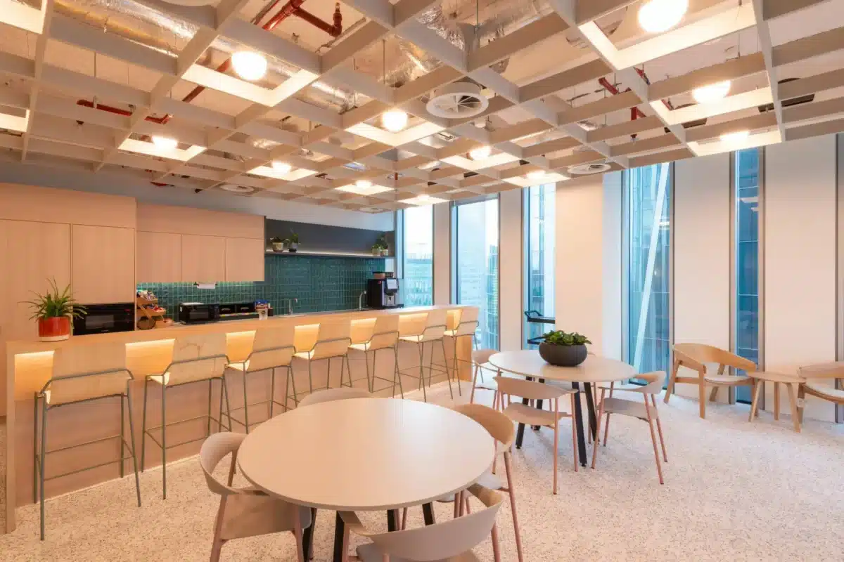 Coffee machine in McGill and Partners breakout room