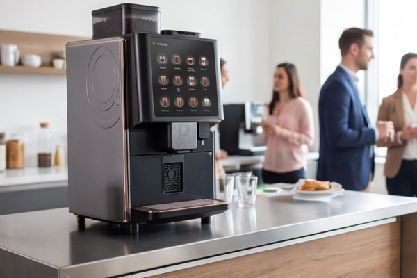 Q2 Powder Milk Machine - situated in office kitchen