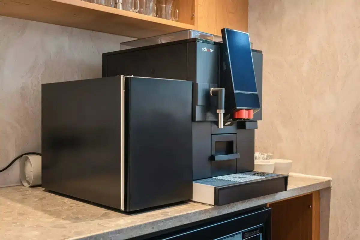 Automotive coffee machine