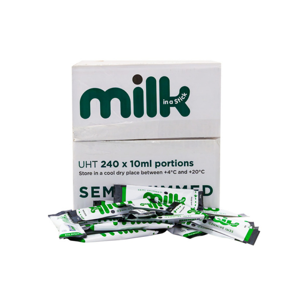 Semi Skimmed Milk Stick Box & Portions Front Image