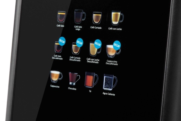 Azkoyen Coffetek Vitro-S5 ESP selection panel
