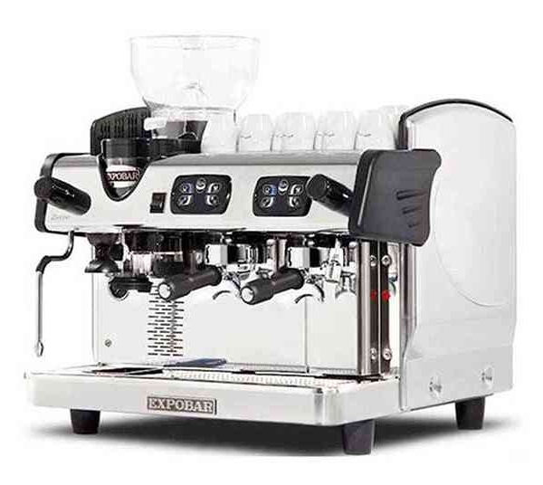 Zircon 2 Group Plus Espresso Coffee Machine angled view