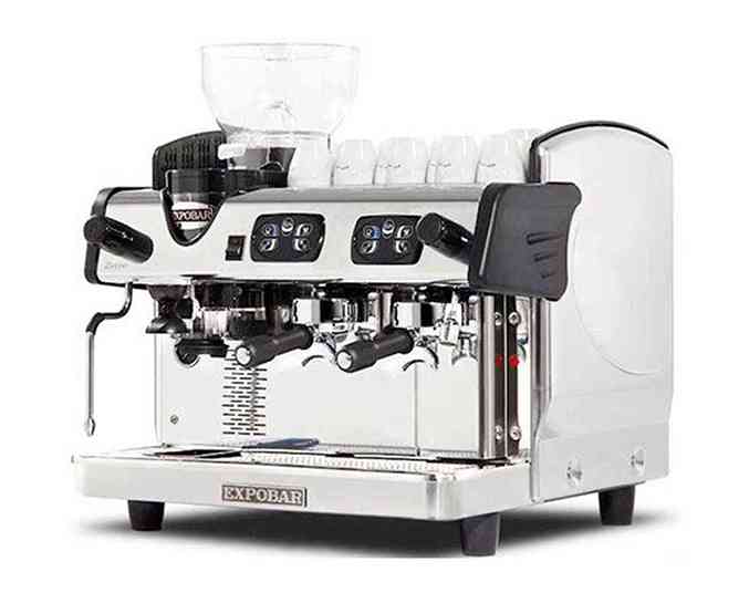 Zircon 2 Group Plus Espresso Coffee Machine angled view
