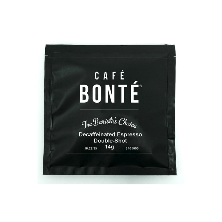 Cafe Bonte decaf espresso double shot