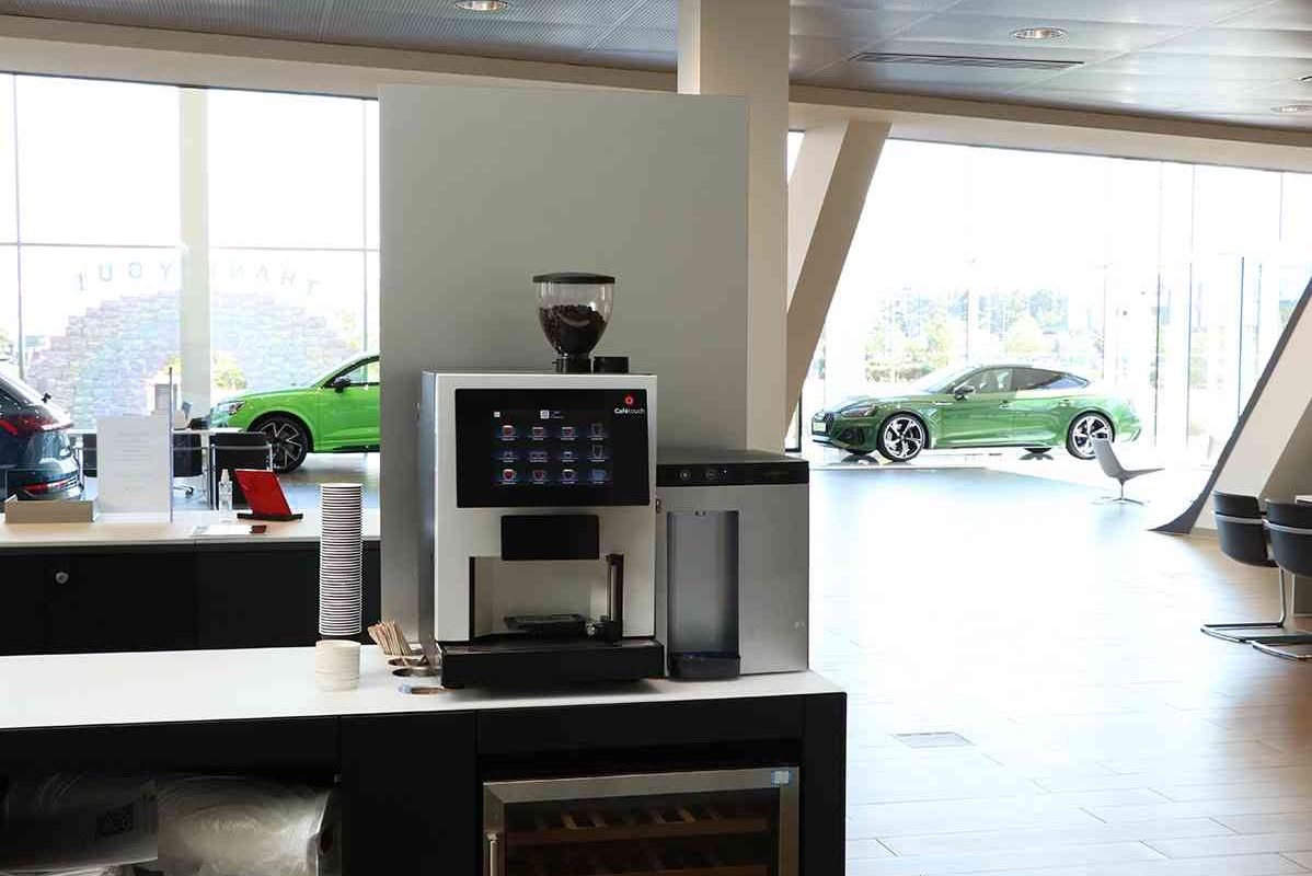 Audi ipswich showroom liquidline machine