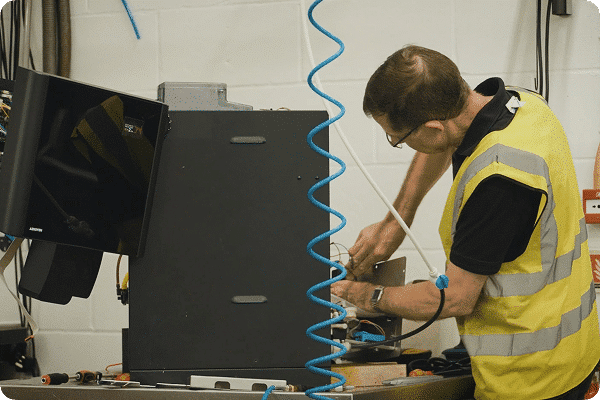 Liquidline engineer working