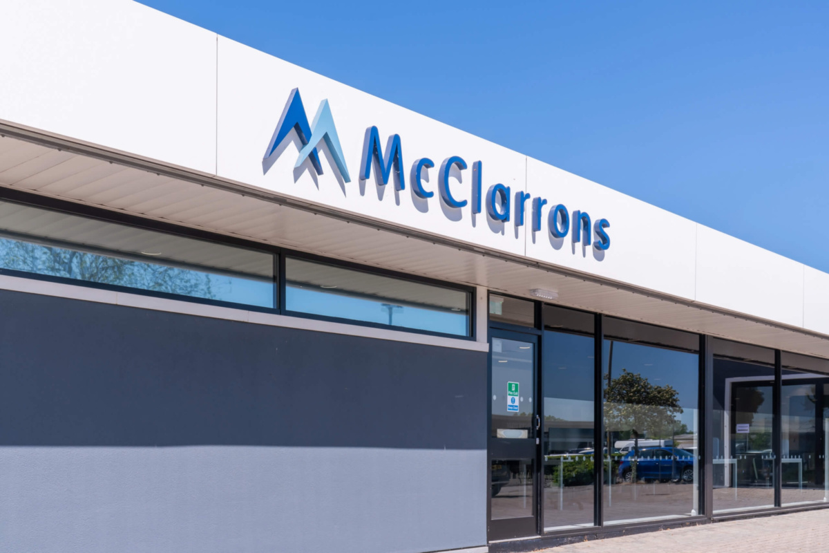 McClarrons new office signage