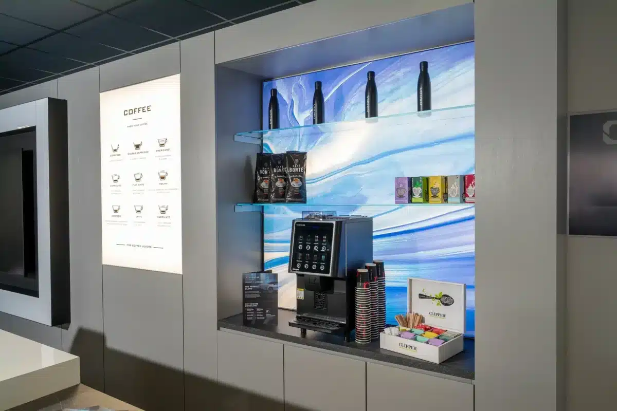 Liquidline coffee machine