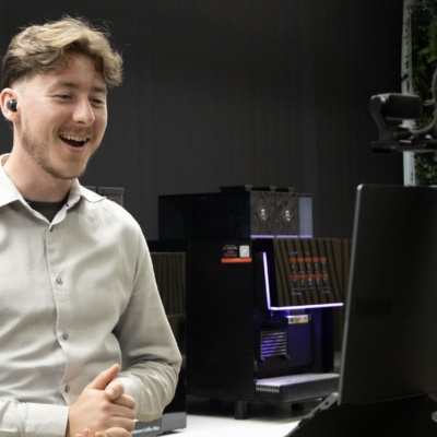 image of a live demo taking place