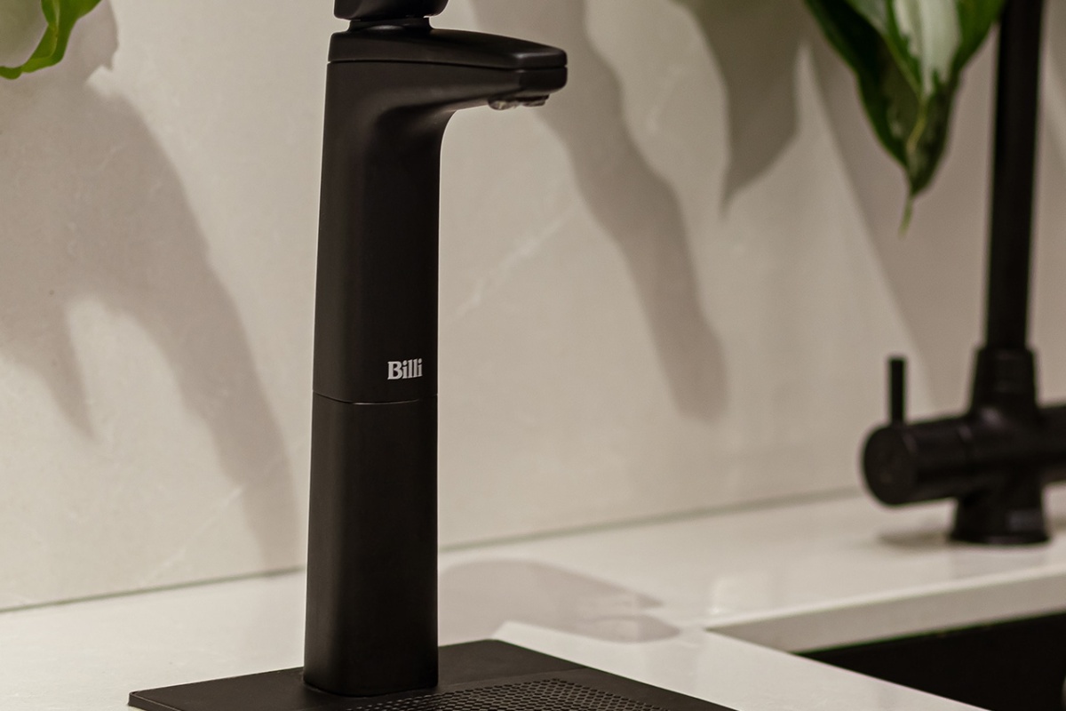 Liquidline recommissioned billi tap on worktop