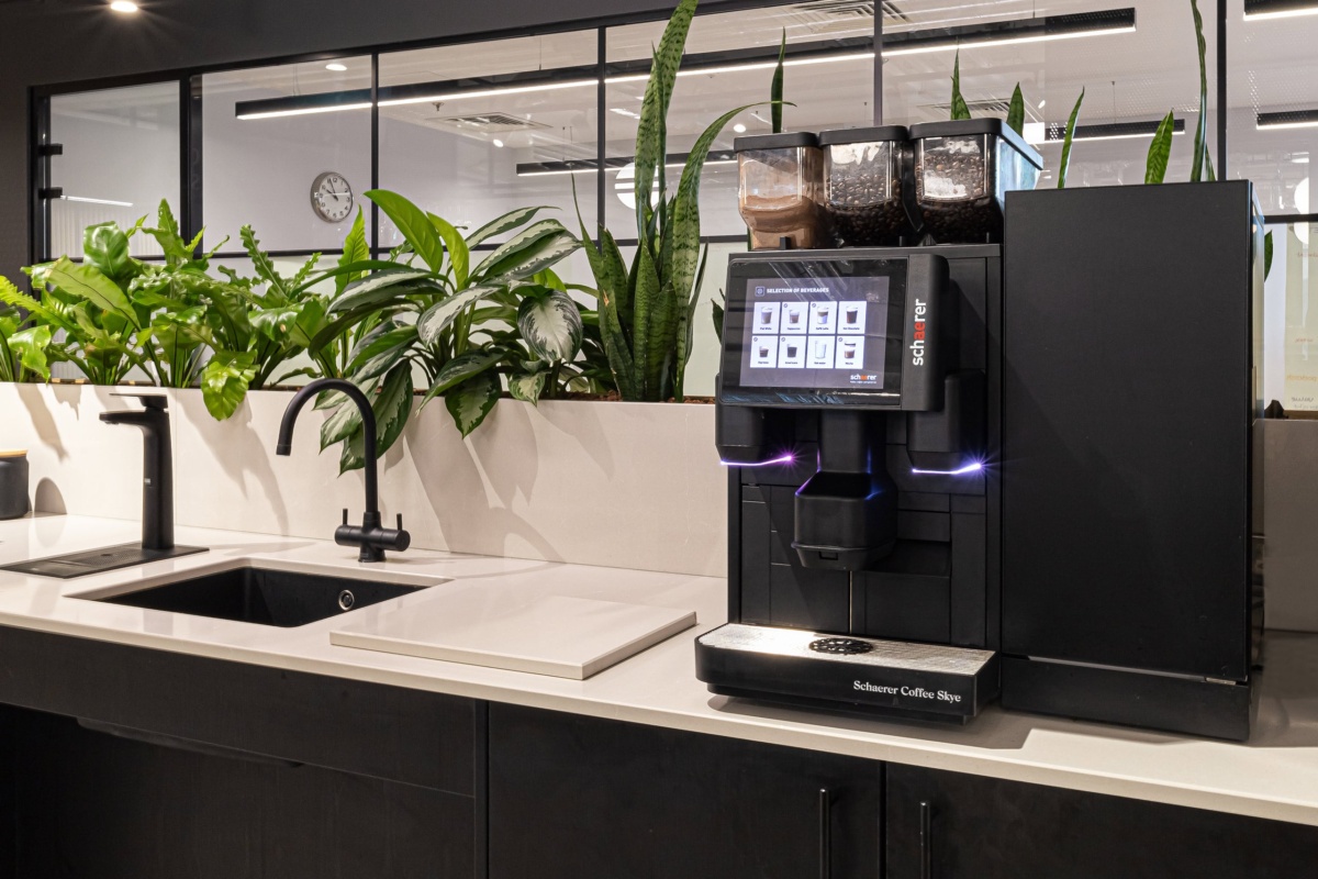 Liquidline machine on worktop