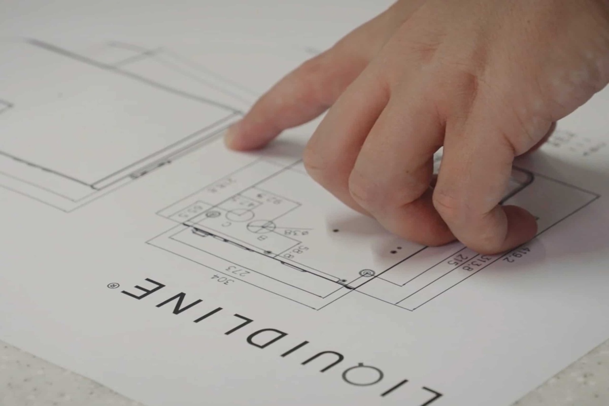 Liquidline design cad drawing
