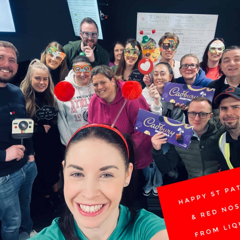 Liquidline supporting red nose day