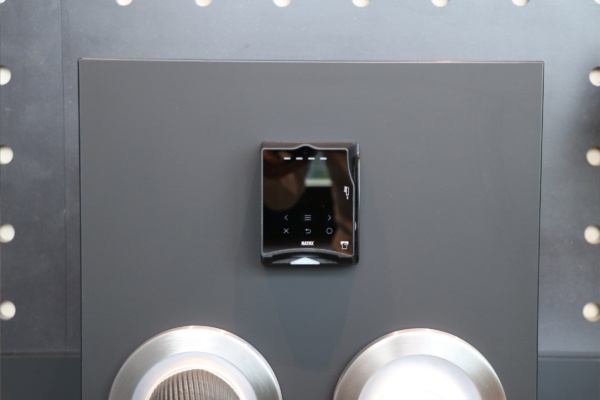 Touchless control panel on machine