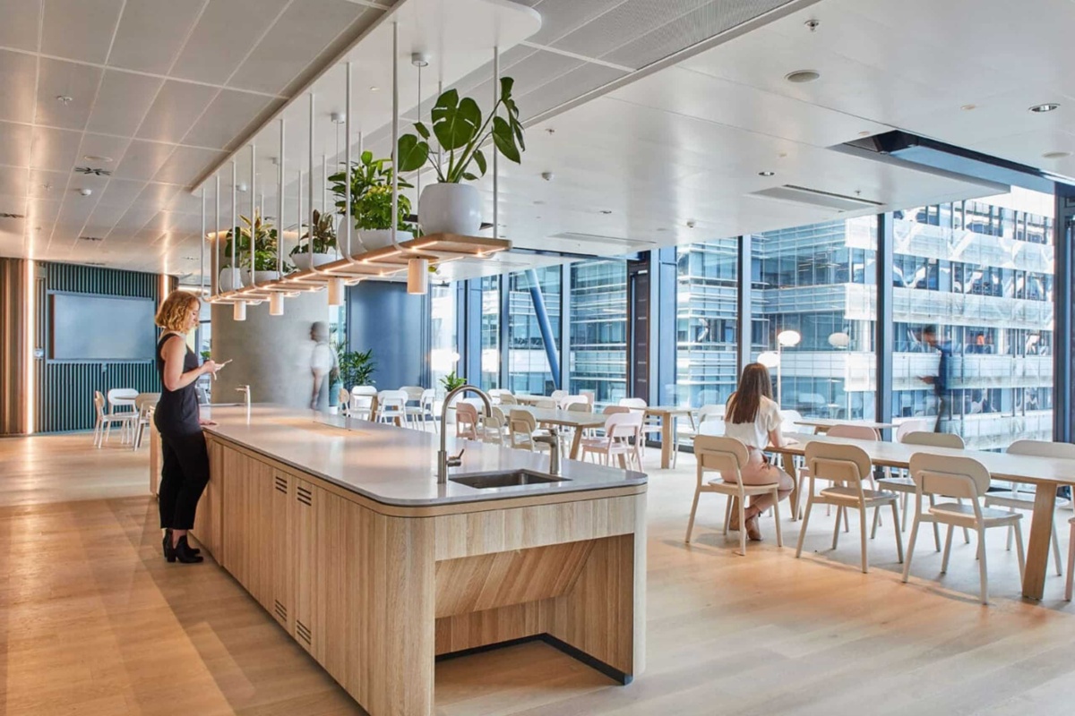 image of corporate staff kitchen