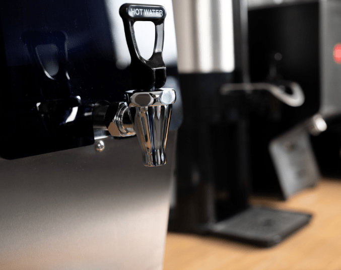 Marco MT4 hot water tap in showcase