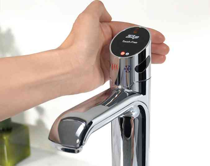 Zip HydroTap G5 Touch Free Wave showing the touch free wave