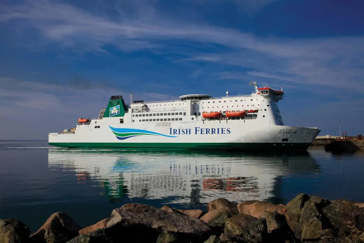 Exterior shot of Irish Ferries Isle of Inishmore