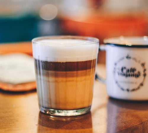 commercial Coffee with foam
