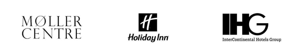 Moller Centre, Holiday Inn and IHG logos