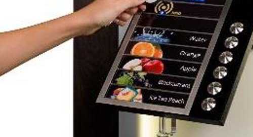Undercounter juice machine touchscreen