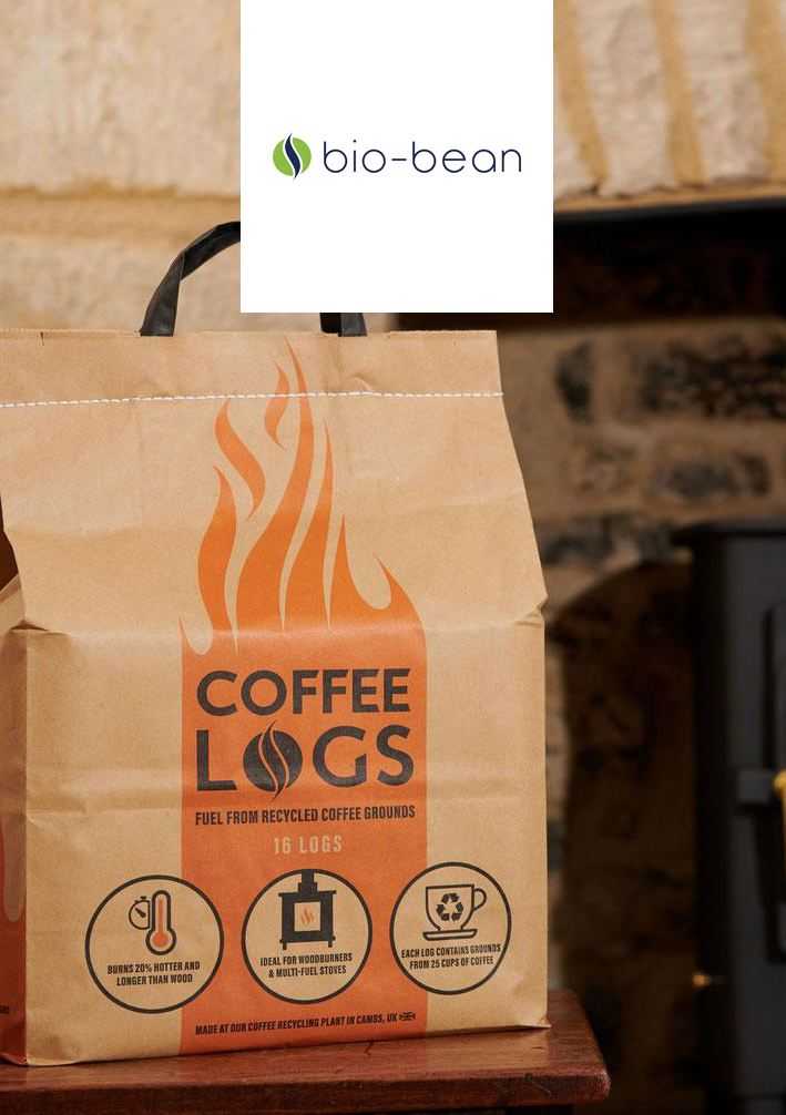 bio bean coffee logs