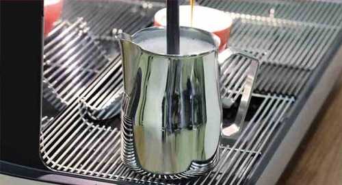 schaerer barista coffee machine milk jug