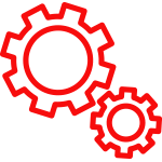 easy-to-service Settings Icon