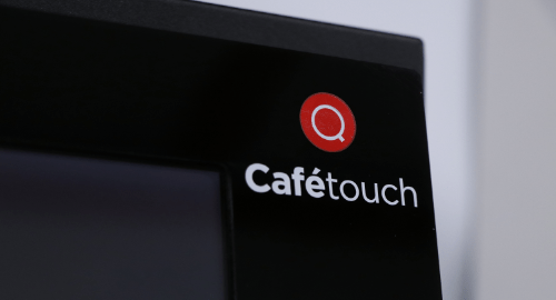 Close up of CafeTouch coffee machine