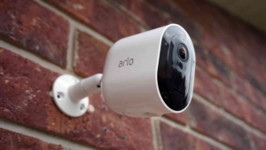 alro security camera on wall