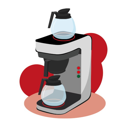 Filter Coffee Machine Illustration