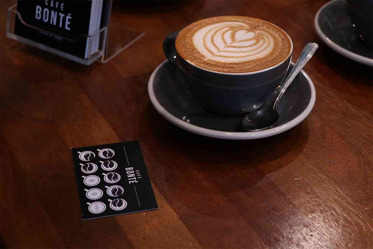 Cafe Bonté Coffee Loyalty Card