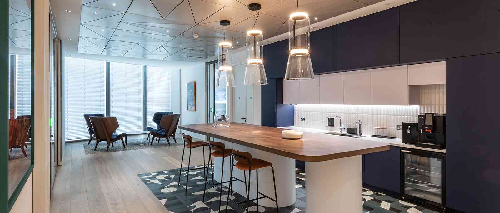 Office at 22 Bishopsgate London with Schaerer Soul Coffee Machine