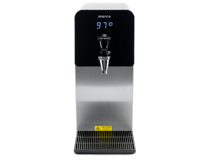 marco water boiler showing the temperature